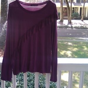 Sporty eggplant colored shirt